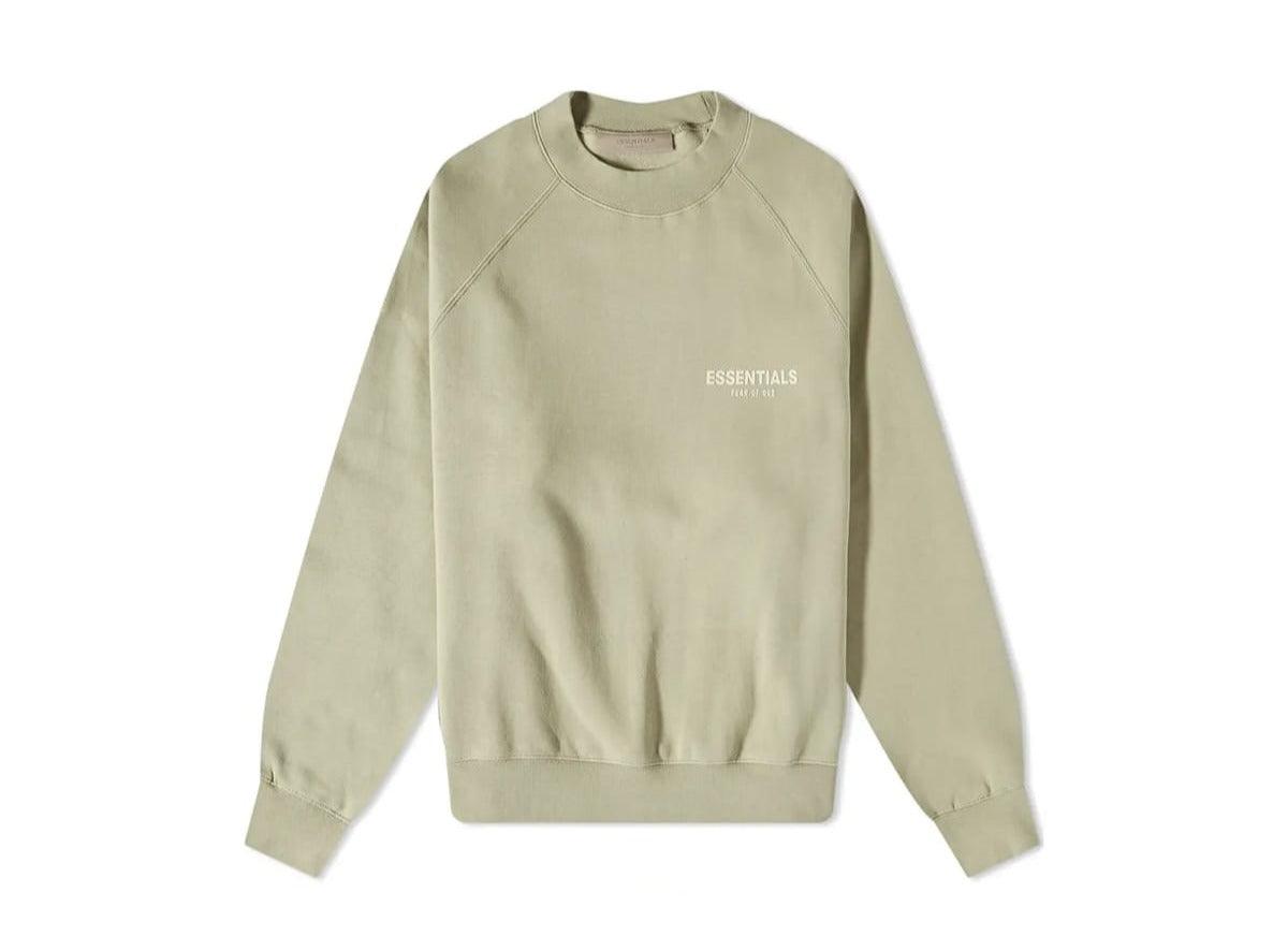 Fear of God Essentials Logo Crew Neck Sweat Seafoam - pickUP