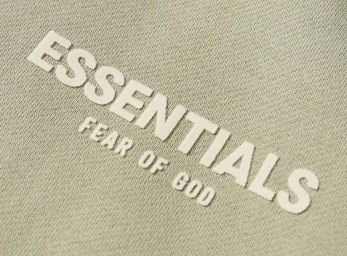 Fear of God Essentials Logo Crew Neck Sweat Seafoam - pickUP