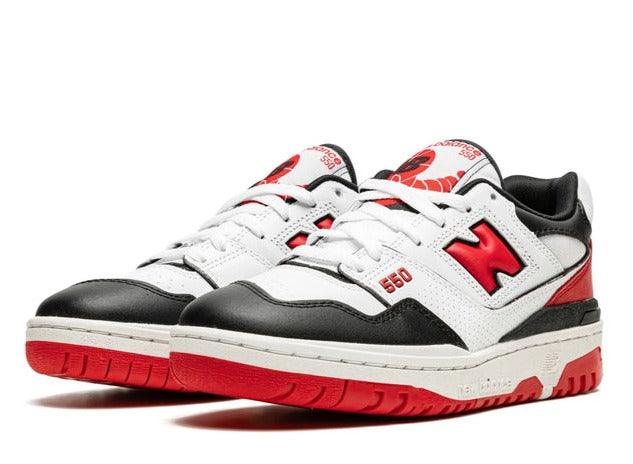 New Balance 550 White Red Black - pickUP