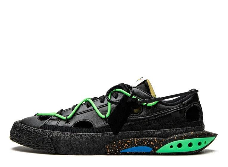 Nike Blazer Low Off-White Black Electro Green - pickUP