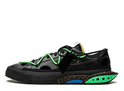Nike Blazer Low Off-White Black Electro Green - pickUP